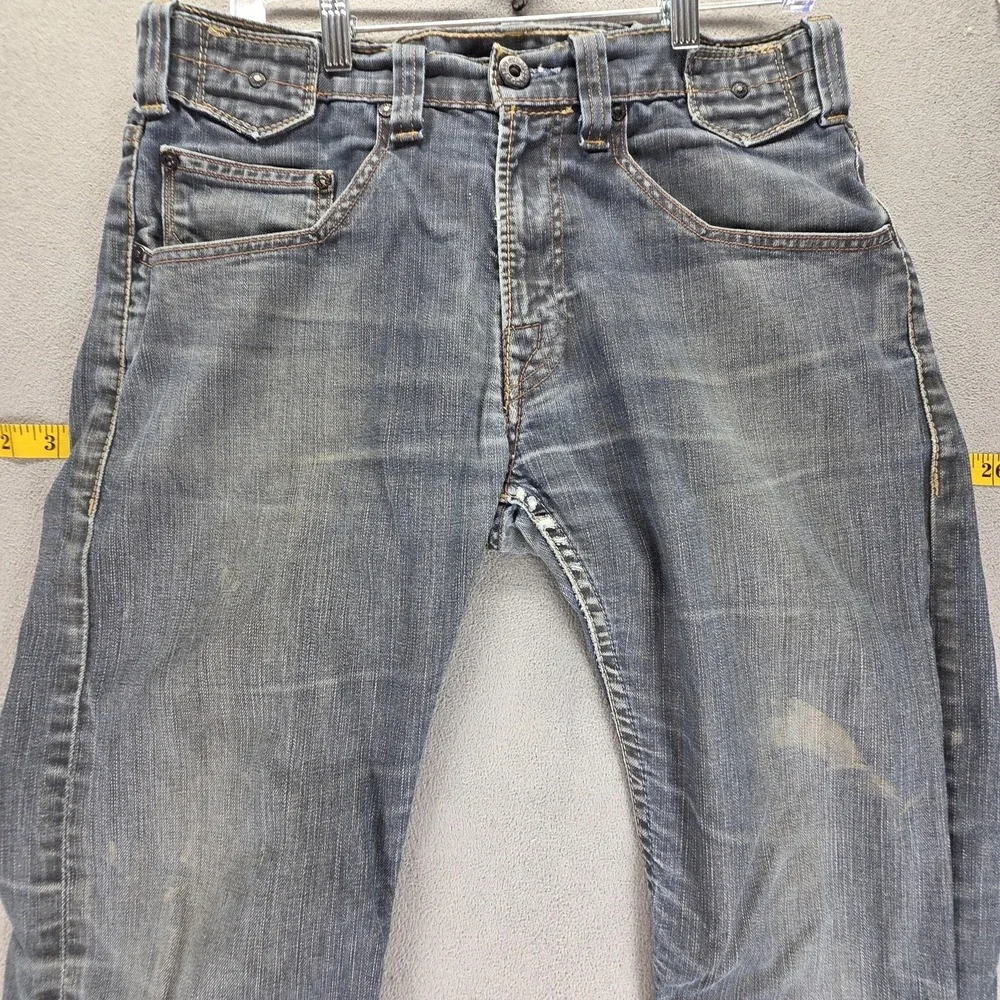 Vintage Levis Engineered Jeans Mens Buckle Back Flap Pocket Zip Fly Fits 32x32